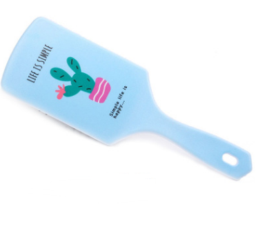 Cepillo antiestático acolchado para cabello