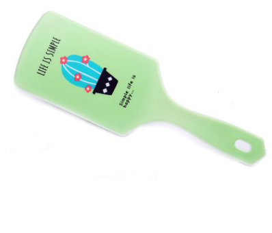 Cepillo antiestático acolchado para cabello