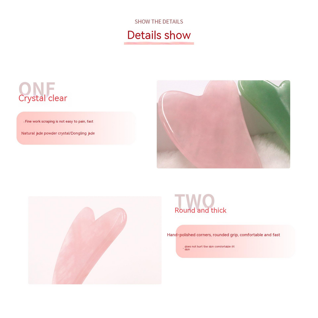 Gua sha de jade pulido