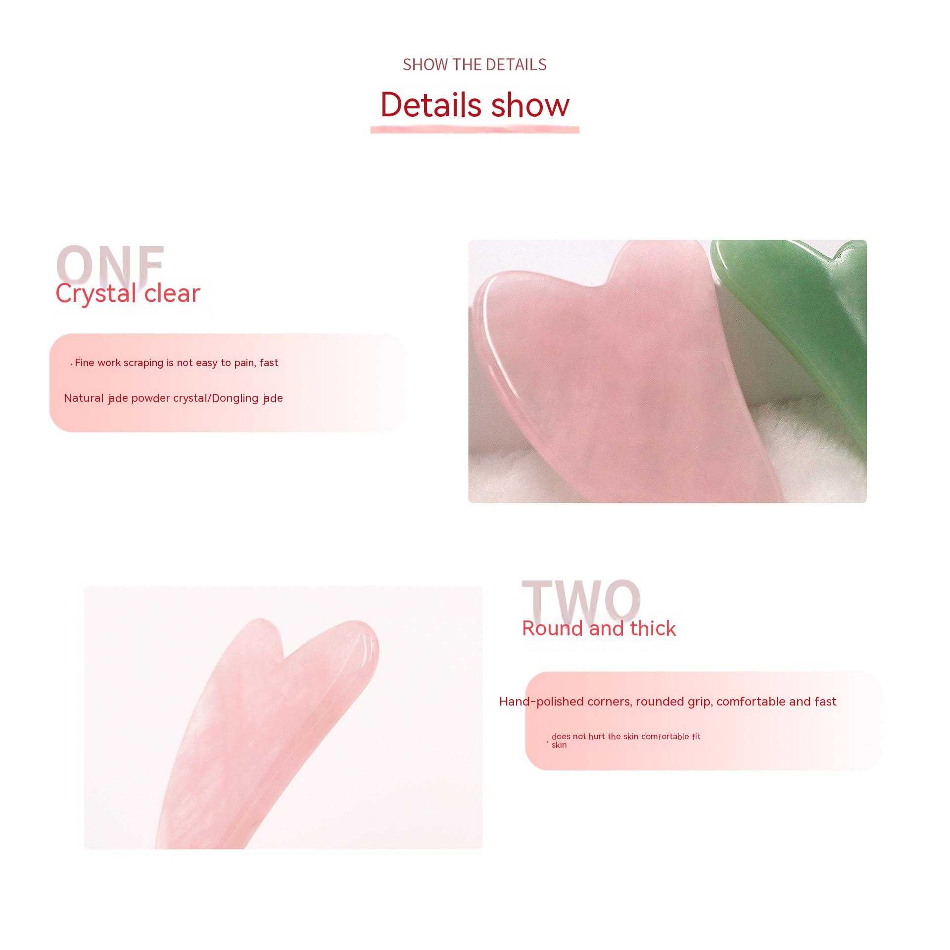 Gua sha de jade pulido