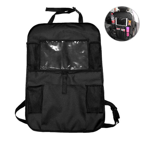 Organizador trasero de asiento con soporte para tablet