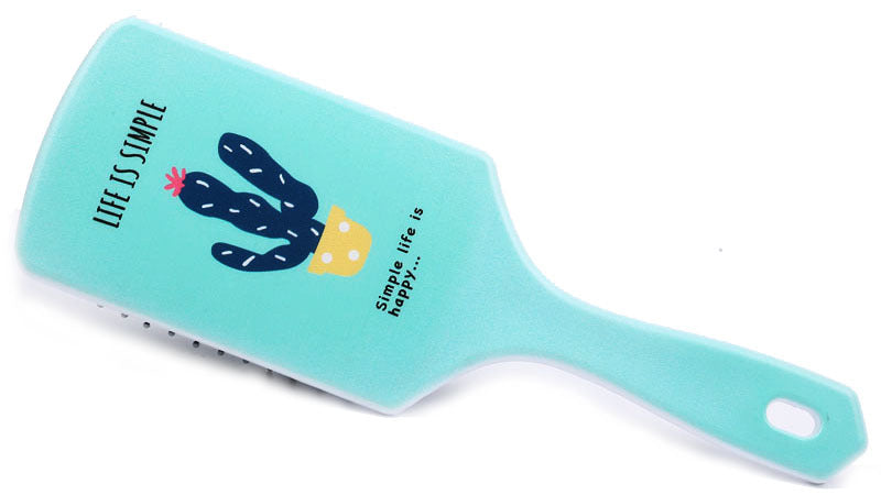 Cepillo antiestático acolchado para cabello