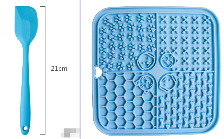Tapete de silicona para lamer con ventosas