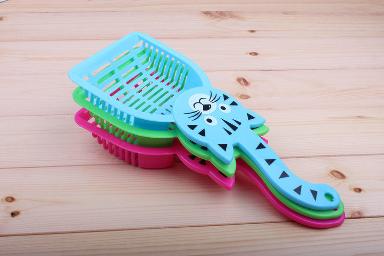 Pala para arena de gato con diseño compacto