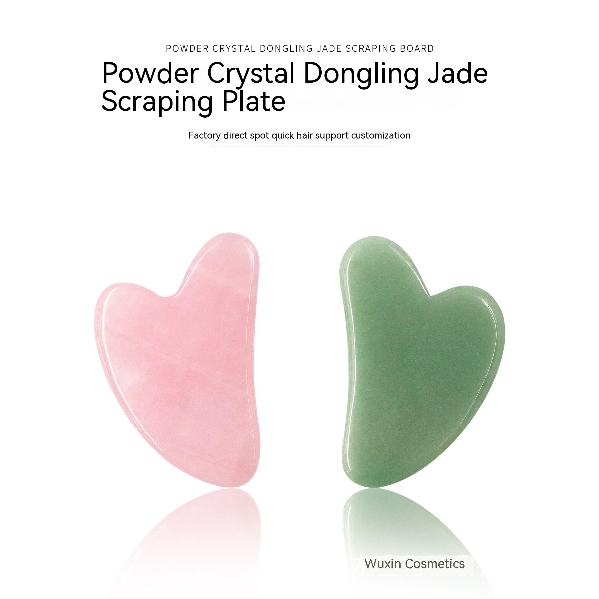 Gua sha de jade pulido