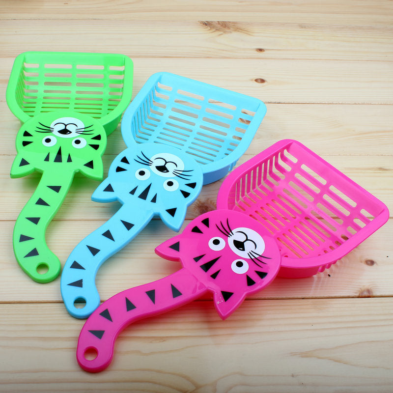 Pala para arena de gato con diseño compacto