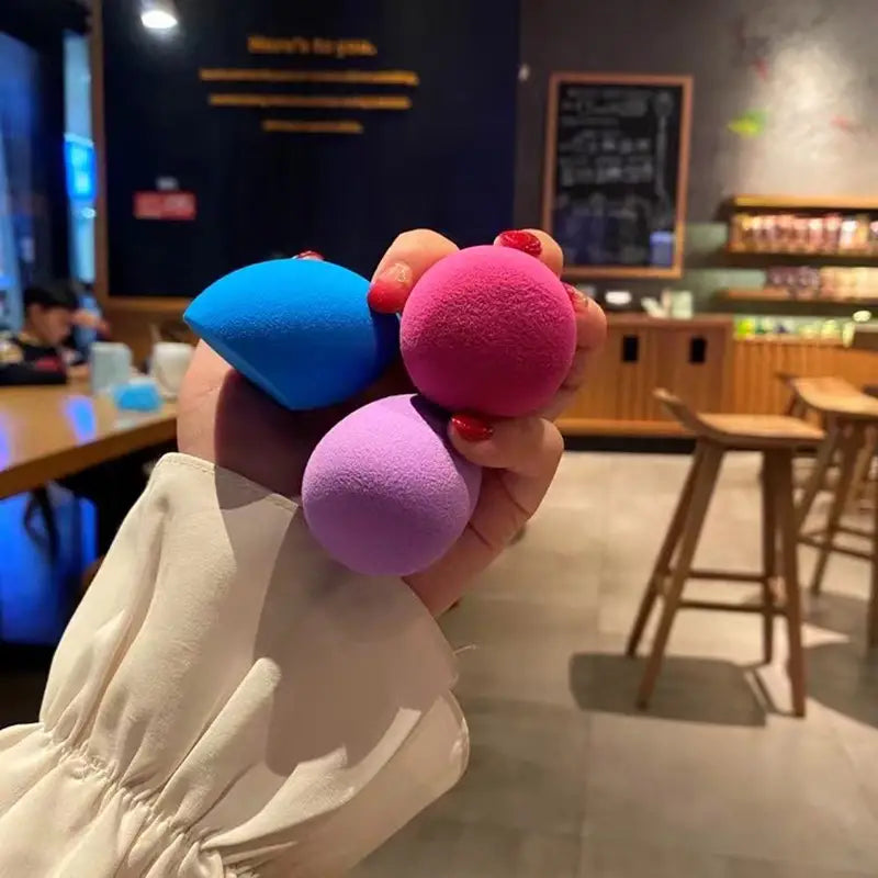 Set de esponjas para maquillaje de 4 piezas