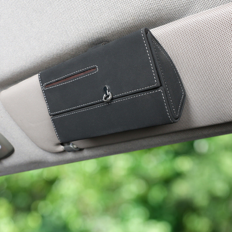 Estuche organizador para lentes de auto